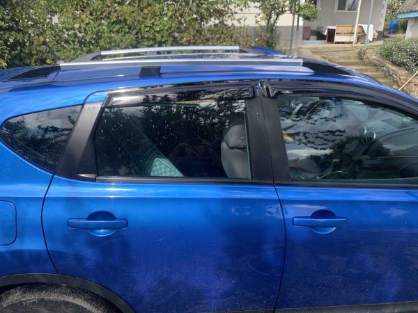 Хромированные Рейлинги Металлические ножки для Nissan Qashqai 2010-2014 гг