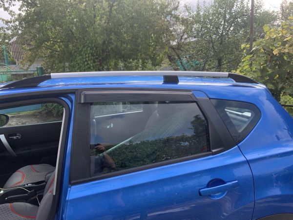 Хромированные Рейлинги Металлические ножки для Nissan Qashqai 2007-2010 гг