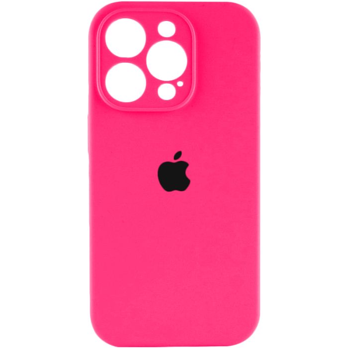 Чохол для смартфона Silicone Full Case AA Camera Protect for Apple iPhone 14 Pro Max 23,Shiny Pink (FullAAi14PM-23)