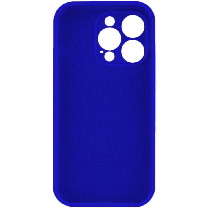 Чохол для смартфона Silicone Full Case AA Camera Protect for Apple iPhone 15 Pro 45,Shiny Blue (FullAAi15P-45)