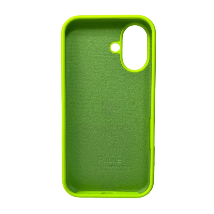 Чохол для смартфона Silicone Full Case AA Open Cam for Apple iPhone 16 24,Shiny Green (FullOpeAAi16-24)