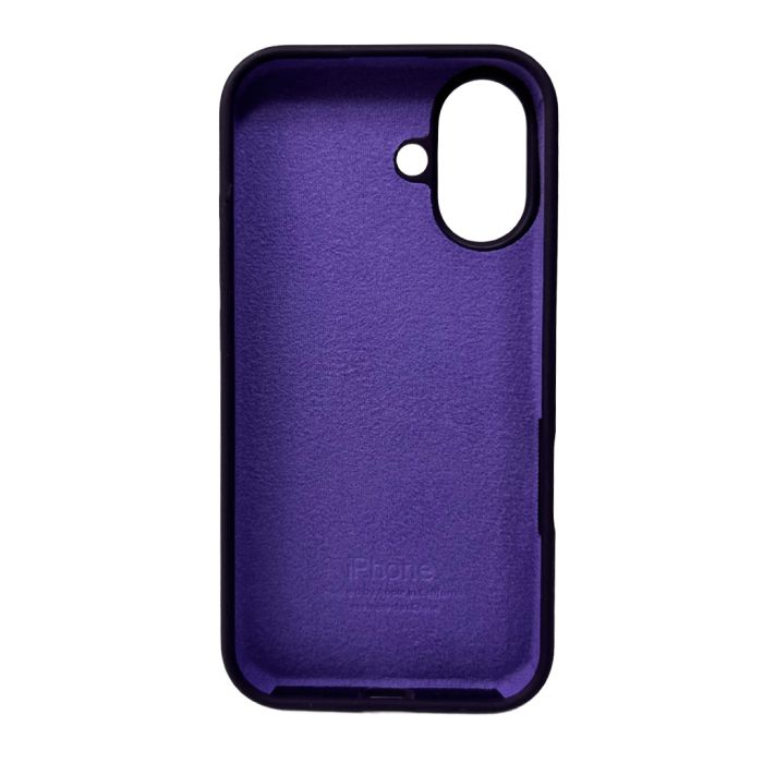 Чохол для смартфона Silicone Full Case AA Open Cam for Apple iPhone 16 59,Berry Purple (FullOpeAAi16-59)