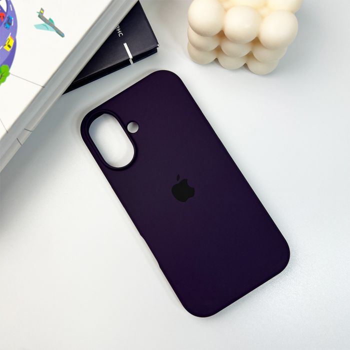 Чохол для смартфона Silicone Full Case AA Open Cam for Apple iPhone 16 59,Berry Purple (FullOpeAAi16-59)