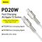 Кабель Baseus Cafule Series Metal Data Cable Type-C to iP PD 20W 2m White (CATLJK-B02)