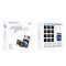 Бездротові навушники TWS BOROFONE BW86 Brocade, touch screen, White (6941991119484)