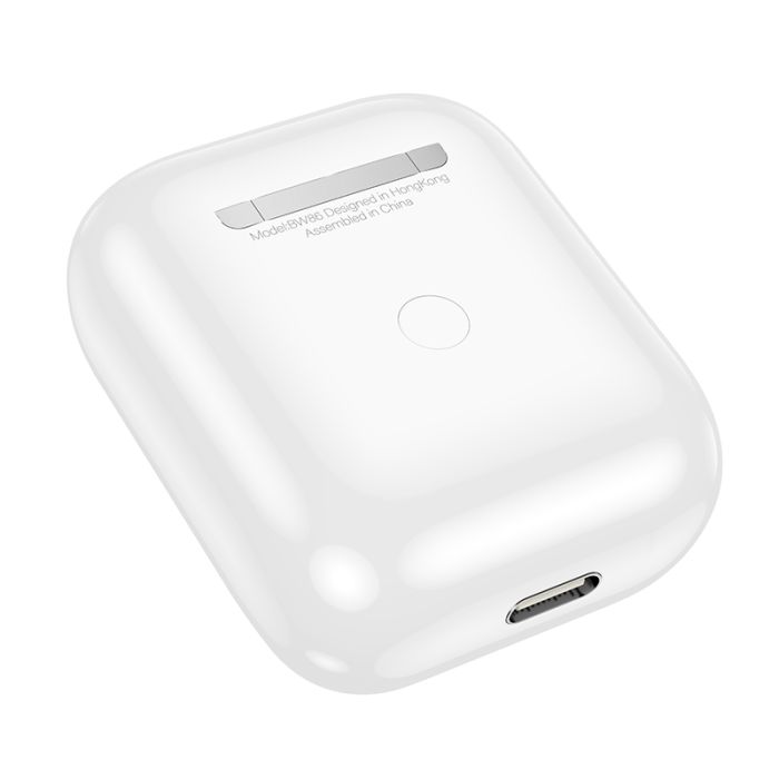 Бездротові навушники TWS BOROFONE BW86 Brocade, touch screen, White (6941991119484)