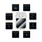 Бездротові навушники TWS BOROFONE BW86 Brocade, touch screen, White (6941991119484)