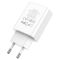 Мережевий зарядний пристрій HOCO C100A PD20W+QC3.0 charger with digital display White (6931474769800)