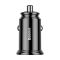 Автомобільний зарядний пристрій Baseus Circular Plastic A+C 30W Black (CCALL-YS01)