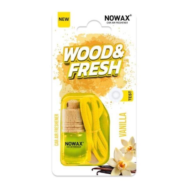 Ароматизатор для авто Nowax Wood and Fresh аромат ванили в блистере (NX92112)
