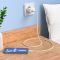 Мережевий зарядний пристрій з кабелем HOCO C106A Leisure single port charger set(iP) 10.5W White (6931474783899)