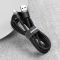 Кабель Baseus Cafule Cable USB For Type-C 3A 1m Gray+Black (CATKLF-BG1)