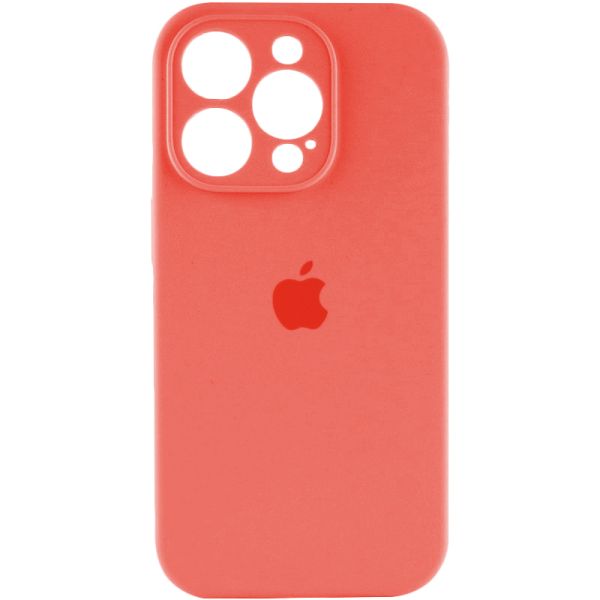 Чохол для смартфона Silicone Full Case AA Camera Protect for Apple iPhone 15 Pro Max 18,Peach (FullAAi15PM-18)