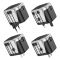 УЗП HOCO AC5 Level dual port universal conversion charger Black (6931474778284)