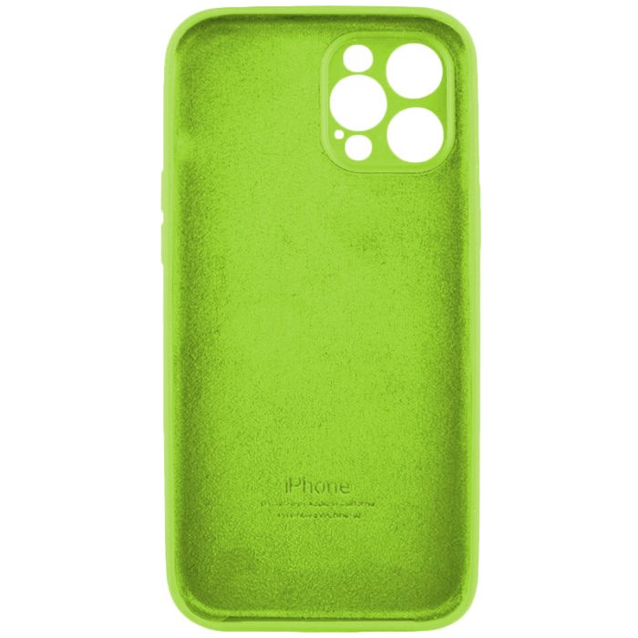 Чохол для смартфона Silicone Full Case AA Camera Protect for Apple iPhone 12 Pro Max 24,Shiny Green (FullAAi12PM-24)