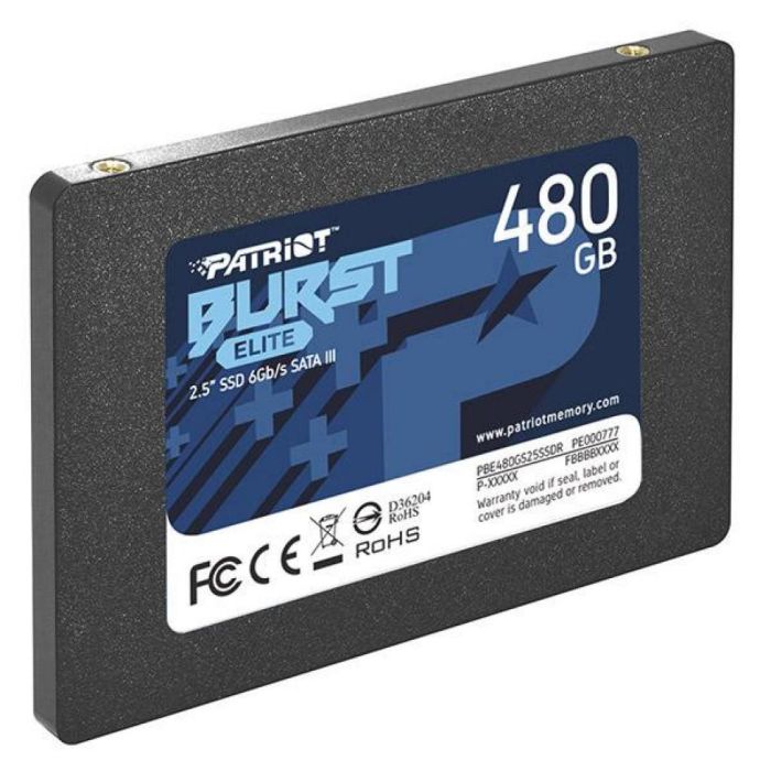 Накопичувач SSD Patriot Burst Elite 480GB 2.5" 7mm SATAIII TLC 3D (PBE480GS25SSDR)