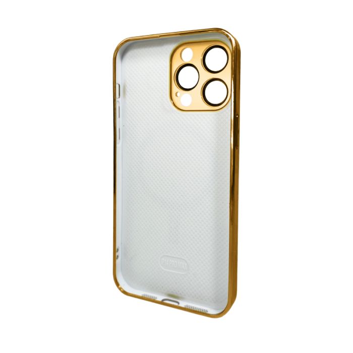 Чохол для смартфона AG Glass Sapphire Frame MagSafe Logo for Apple iPhone 12 Pro Max Gold (AGSappiFRP12PMGold)