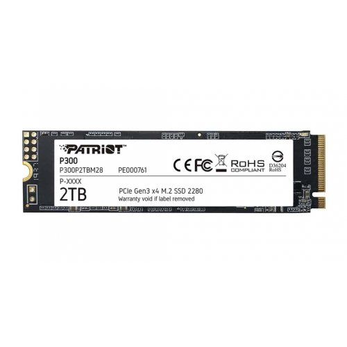 Накопичувач SSD M.2 Patriot P300 2TB NVMe 2280 PCIe 3.0x4 3D NAND TLC (P300P2TBM28)