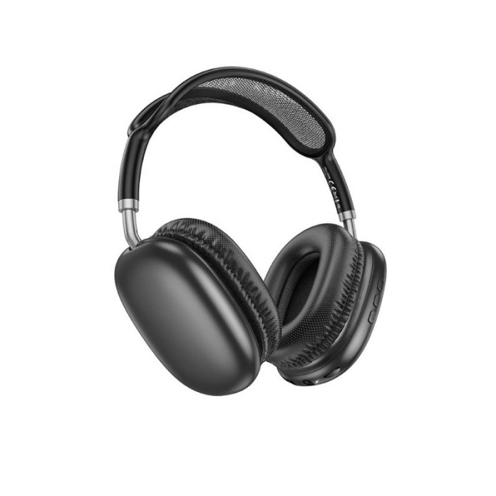 Бездротові накладні навушники BOROFONE BO22 Plus Elegant BT headphones Deep Space Gray (6941991115219)