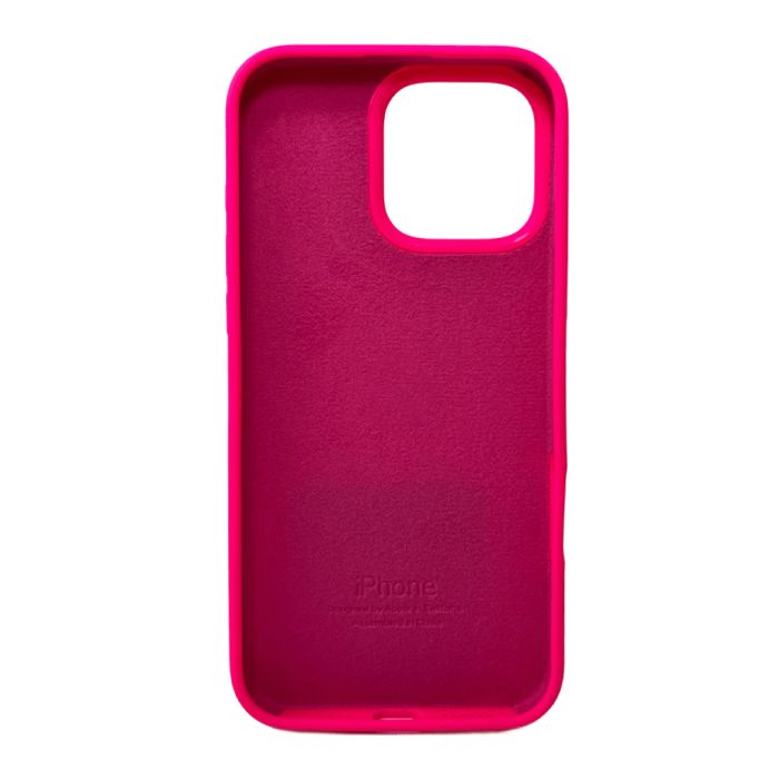 Чохол для смартфона Silicone Full Case AA Open Cam for Apple iPhone 16 Pro Max 23,Shiny Pink (FullOpenAAi16PM-23)