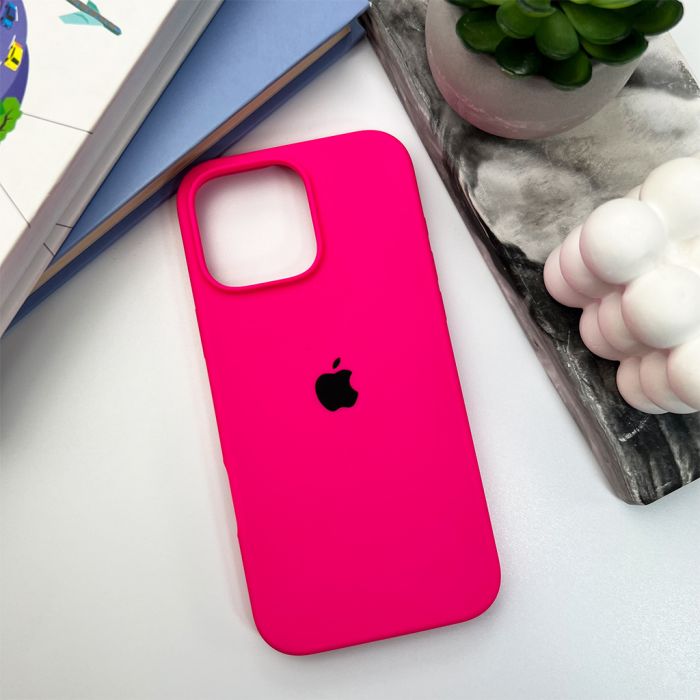 Чохол для смартфона Silicone Full Case AA Open Cam for Apple iPhone 16 Pro Max 23,Shiny Pink (FullOpenAAi16PM-23)