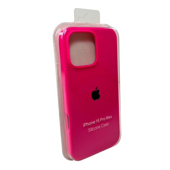 Чохол для смартфона Silicone Full Case AA Open Cam for Apple iPhone 16 Pro Max 23,Shiny Pink (FullOpenAAi16PM-23)