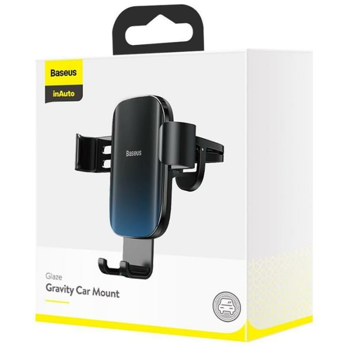Автотримач для телефона Baseus Glaze Gravity Car Mount Black (SUYL-LG01)