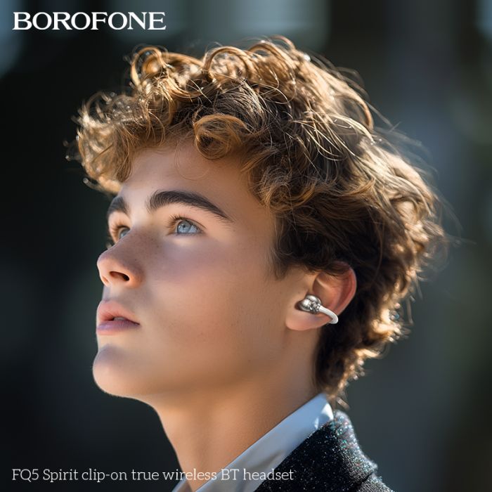 Бездротові навушники TWS BOROFONE FQ5 Spirit Milky white (6941991117183)