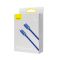 Кабель Baseus Crystal Shine Series Fast Charging Data Cable Type-C to iP 20W 1.2m Blue (CAJY000203)