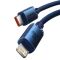 Кабель Baseus Crystal Shine Series Fast Charging Data Cable Type-C to iP 20W 1.2m Blue (CAJY000203)