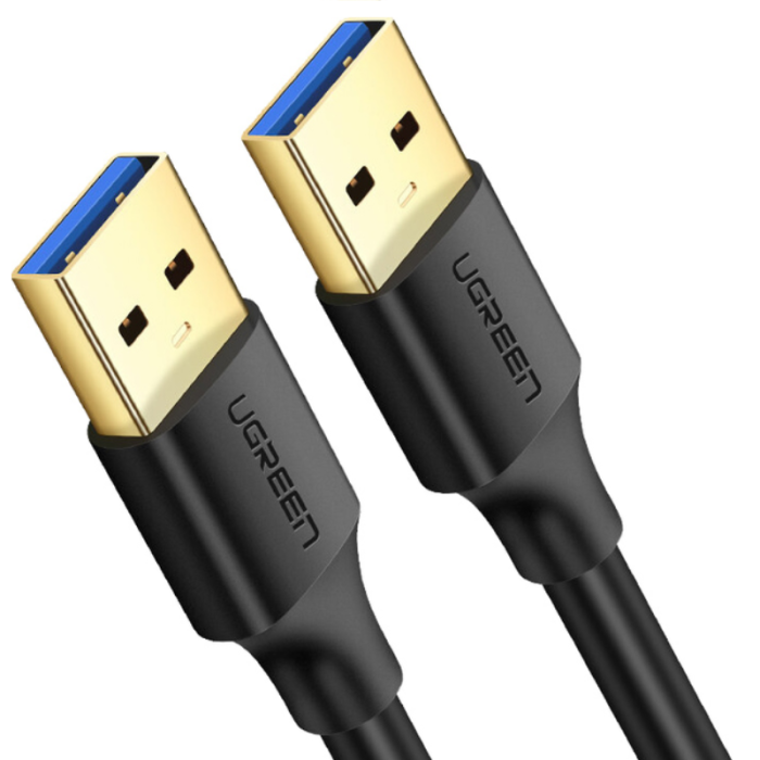 Кабель UGREEN USB-A 3.0 Male to Male Cable 1m (Black) (UGR-10370)
