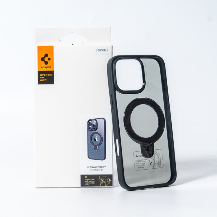 Чохол для смартфона Spigen AAA Magnetic Ring for Apple iPhone 16 All Black (SPGMGRING16AllBlack)