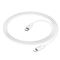 Кабель HOCO X87 Magic silicone PD charging data cable for iP White (6931474783189)
