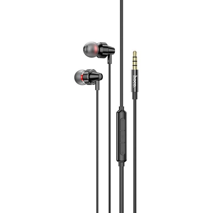 Навушники дротові HOCO M90 (3.5mm) Black Shadow (6931474759351)