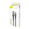 Кабель Baseus Cafule Cable（Special Edition）USB For iP 1m Grey+Black (CALKLF-GG1)