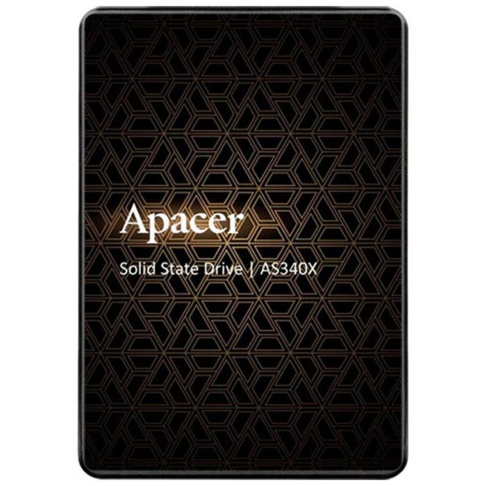 Накопичувач SSD Apacer AS340X 120GB 2.5" 7mm SATAIII 3D NAND Read/Write: 550/520 MB/sec (AP120GAS340XC-1)