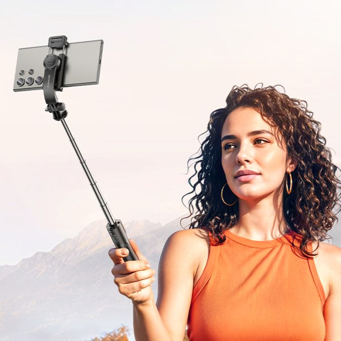 Селфі-монопод BOROFONE BY13 Nube live broadcast holder Black (6941991119415)