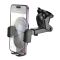 Автотримач для телефона BOROFONE BH134 Rio push-type car holder (center console) Black (6941991120671)