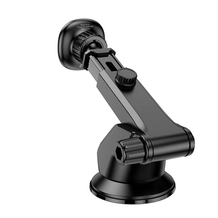 Автотримач для телефона BOROFONE BH125 Roman magnetic car holder (center console) Black and Red (6941991119552)
