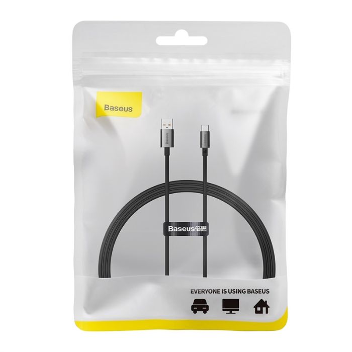 Кабель Baseus Superior Series Fast Charging Data Cable USB to Type-C 100W 1m Cluster Black (P10320102114-00)