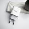 Мережевий зарядний пристрій з кабелем HOCO C76A Pro Majestic single port PD30W charger set (C to iP)(EU) White (6942007616317)