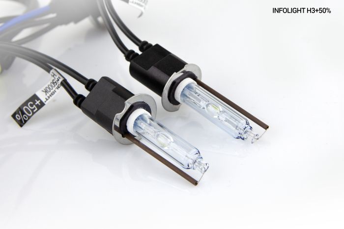 Комплект ксенона Infolight Expert Pro обманка H3 5000K+50%