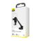 Автотримач для телефона Baseus Simplism gravity car mount holder with suction base Black (SUYL-JY01)
