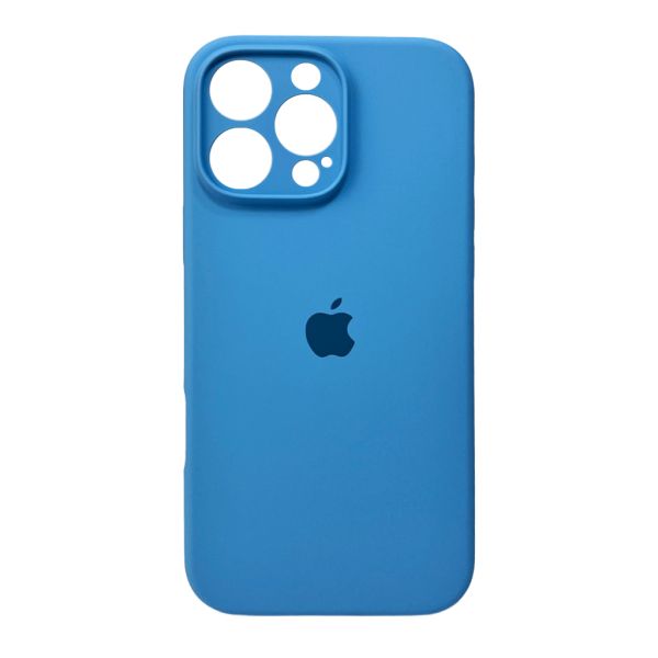 Чохол для смартфона Silicone Full Case AA Camera Protect for Apple iPhone 16 Pro Max 49,Cornflower (FullAAi16PM-49)