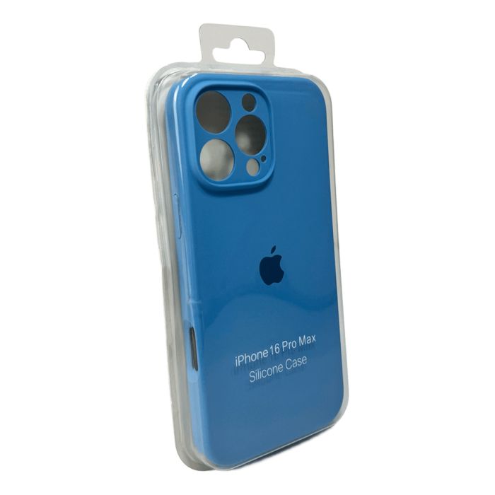 Чохол для смартфона Silicone Full Case AA Camera Protect for Apple iPhone 16 Pro Max 49,Cornflower (FullAAi16PM-49)