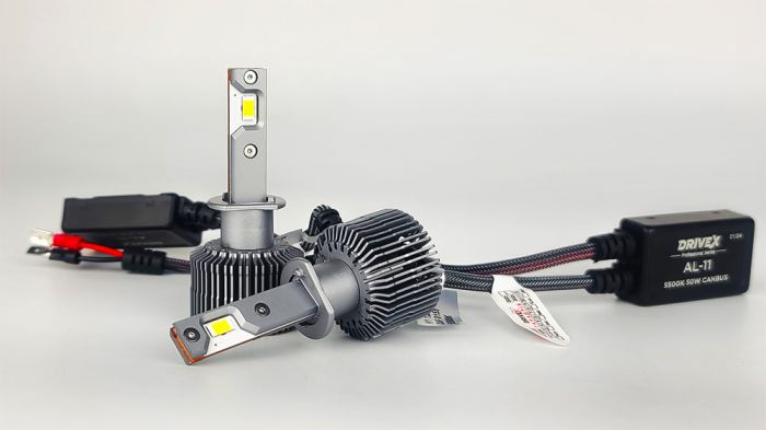 LED лампи автомобільні DriveX AL-11S H1 5.5K 50W CAN 