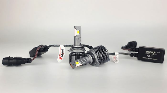 LED лампи автомобільні DriveX AL-11S 9012 5.5K 50W CAN