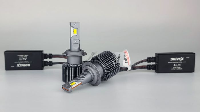 LED лампи автомобільні DriveX AL-11 H7 5.5/3K 50W DUAL CAN