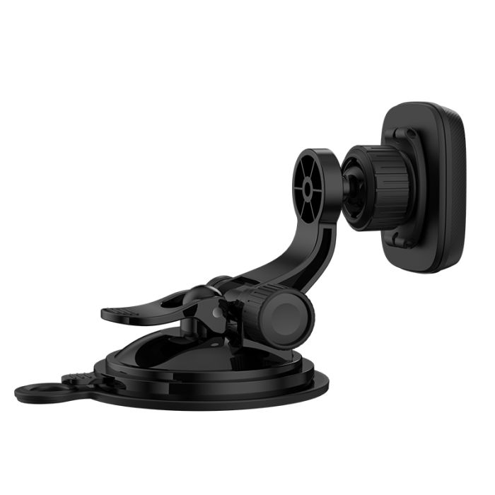 Автотримач для телефона HOCO CA28 Happy journey series suction cup magnetic car holder Black (6957531072966)