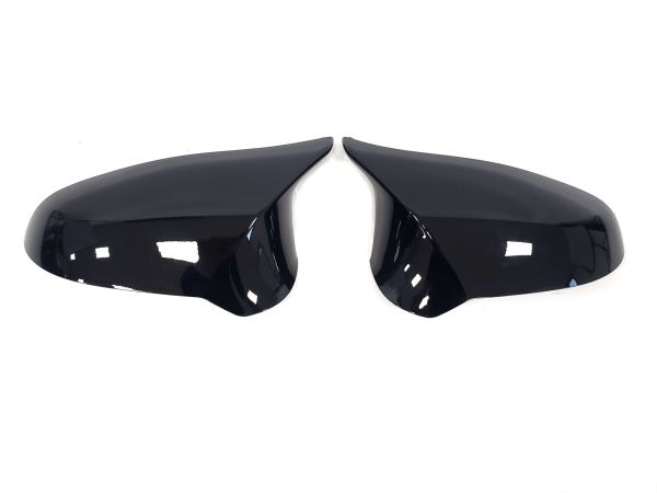 Накладки на зеркала Черный глянец на BMW M3 F80 2014-2020 года